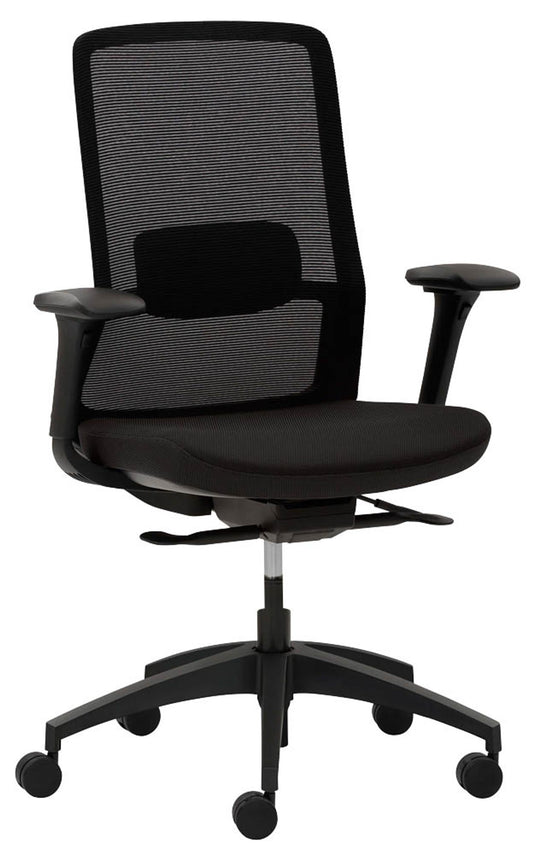 Mayer Bürostuhl, 2481 Stoff schwarz, Gestell schwarz