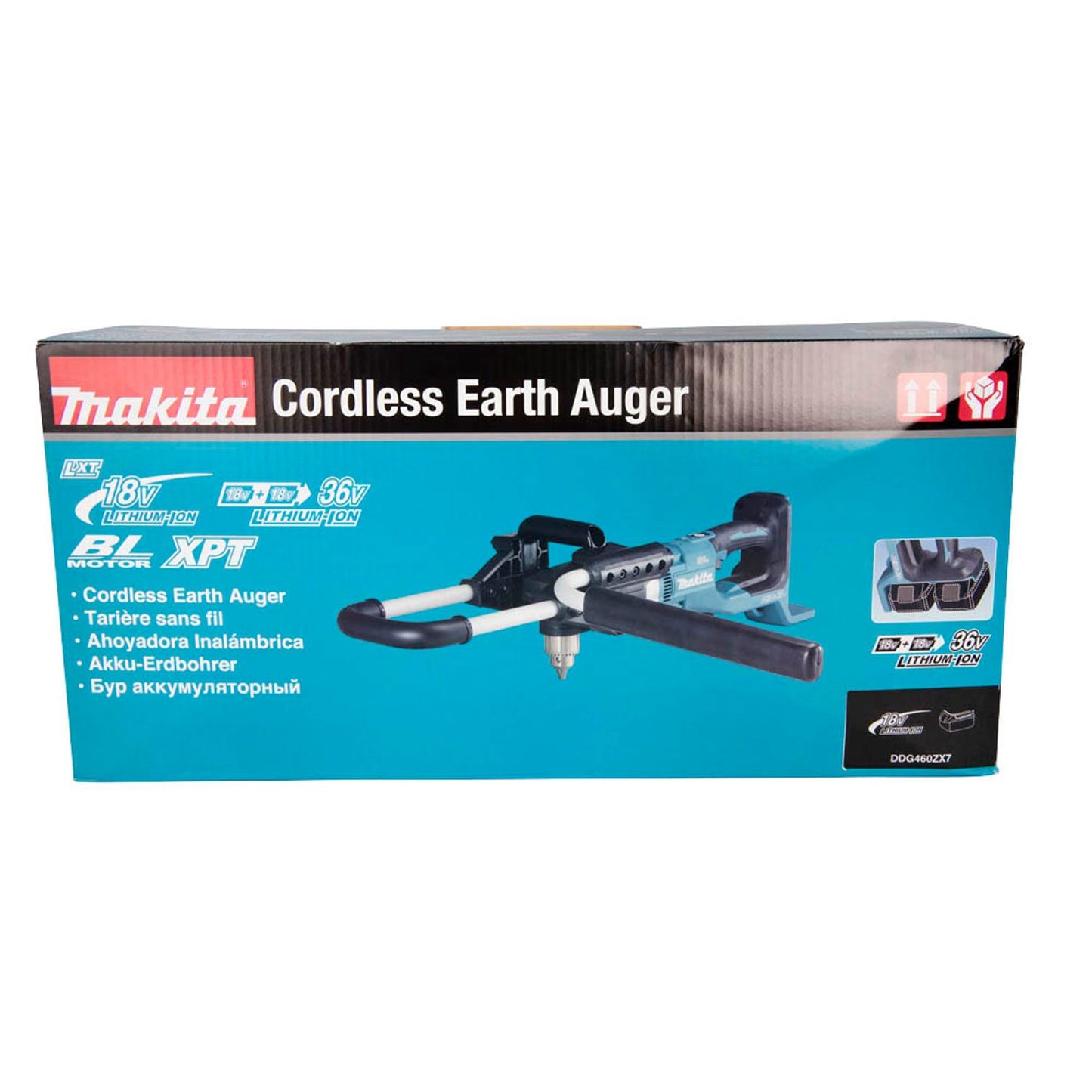 makita Akku-Erdbohrer 2x 18,0 V, ohne Akku | DDG460ZX7