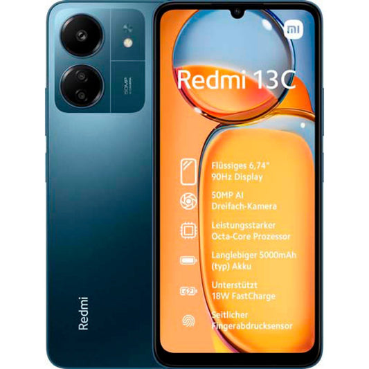 Xiaomi Redmi 13C Dual-SIM-Smartphone schwarz 128 GB | MZB0FL8EU