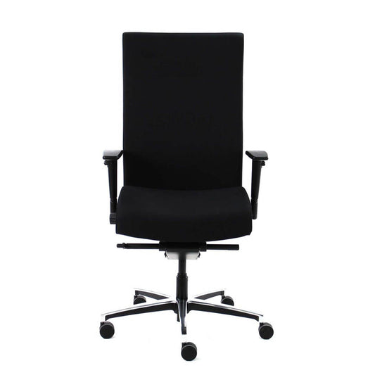 BISLEY XXL Bürostuhl TITANOS, Stoff schwarz, Gestell alu | DSTXL733