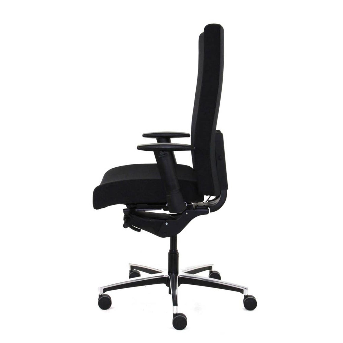 BISLEY XXL Bürostuhl TITANOS, Stoff schwarz, Gestell alu | DSTXL733
