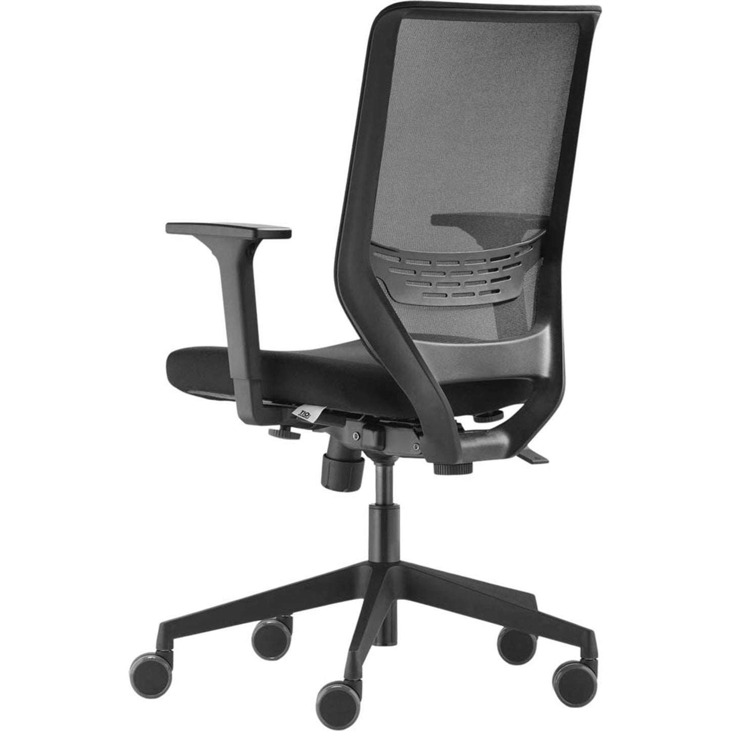 Trendoffice by Dauphin Bürostuhl to-sync work mesh, Stoff schwarz, Gestell schwarz | 9242SY1FVKGS