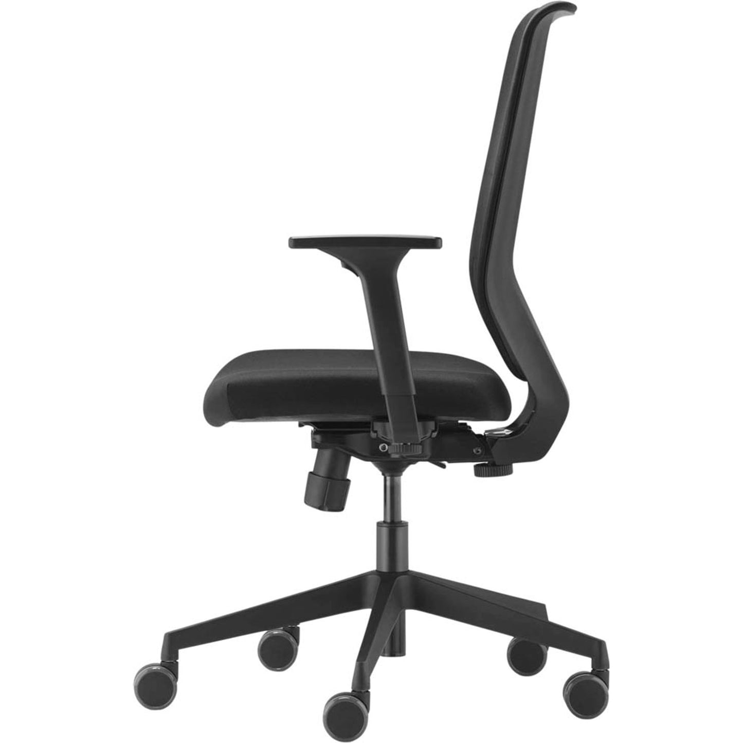 Trendoffice by Dauphin Bürostuhl to-sync work comfort, Stoff schwarz, Gestell schwarz | 9247SY1FVKGS