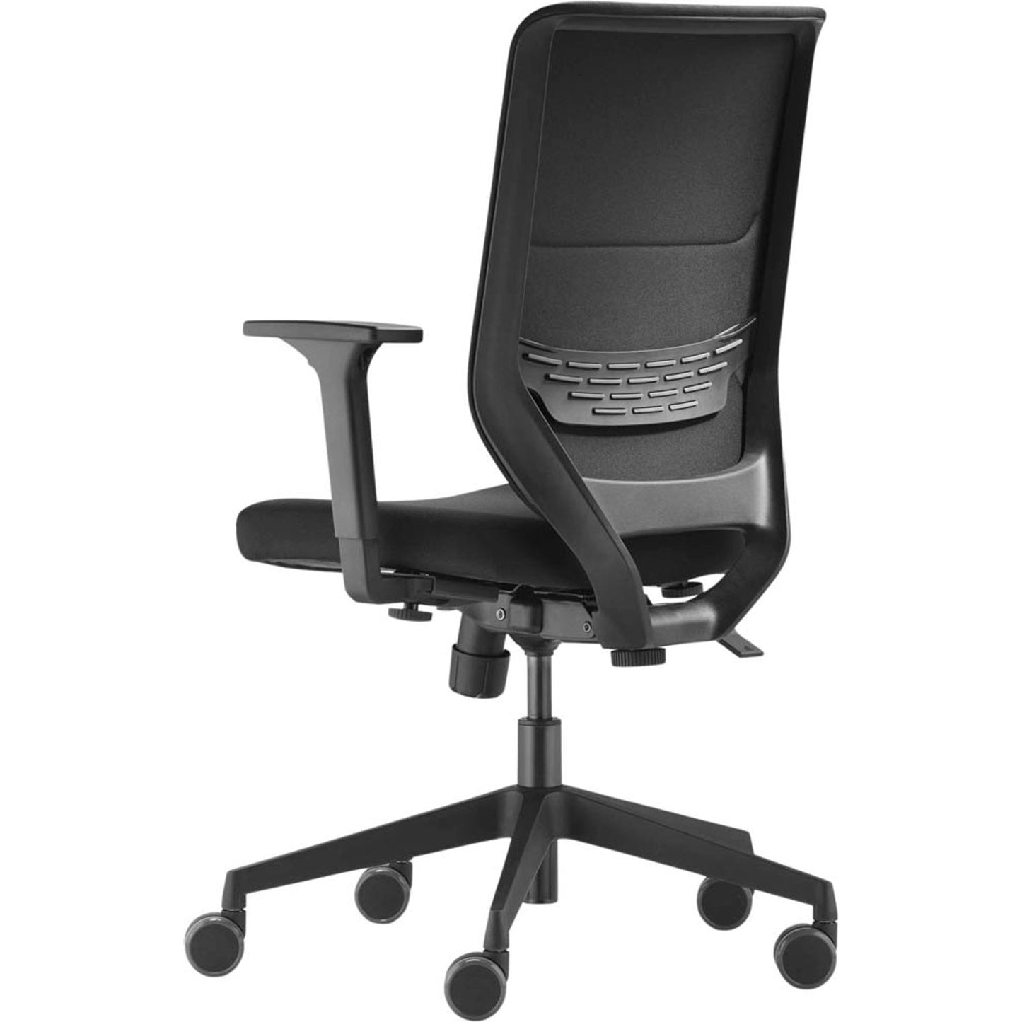 Trendoffice by Dauphin Bürostuhl to-sync work comfort, Stoff schwarz, Gestell schwarz | 9247SY1FVKGS