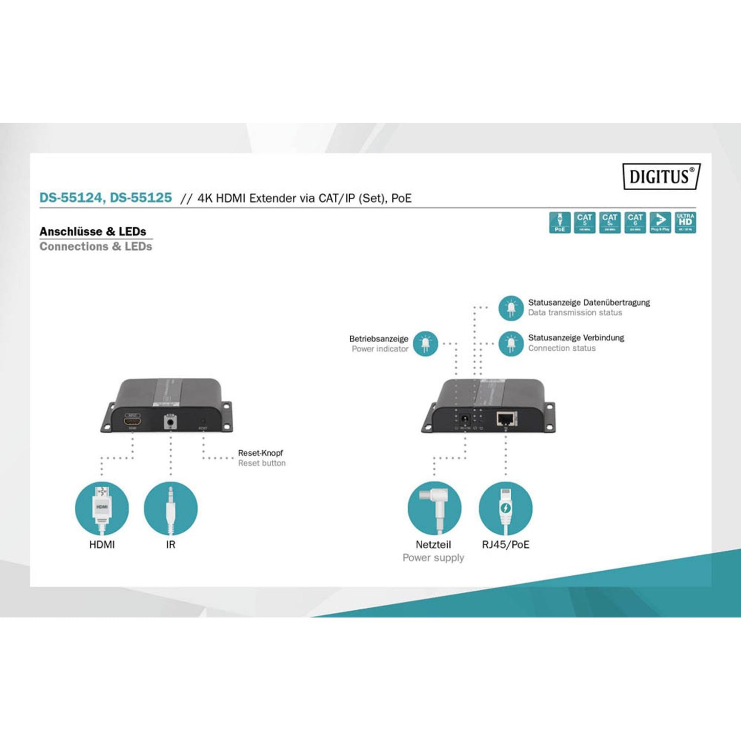 DIGITUS HDMI-Repeater | DS-55124