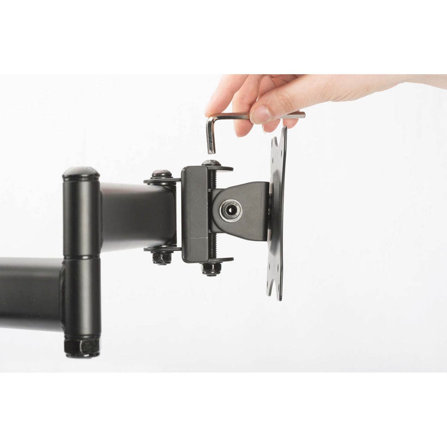DIGITUS Monitor-Halterung schwarz für 2 Monitore, Tischklemme | DA-90349