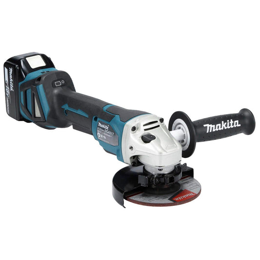 makita Akku-Winkelschleifer 18,0 V, mit 2 Akkus | DGA517RTJ