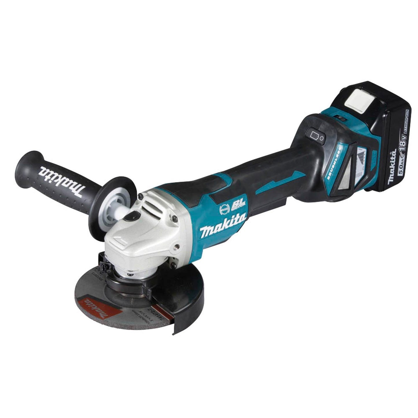 makita Akku-Winkelschleifer 18,0 V, mit 2 Akkus | DGA517RTJ