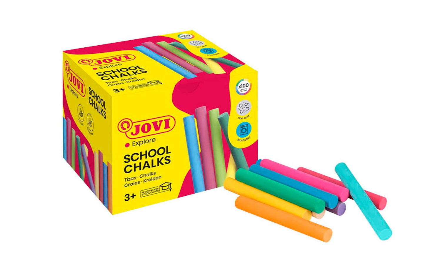 JOVI School Chalks Kreide 100 St.