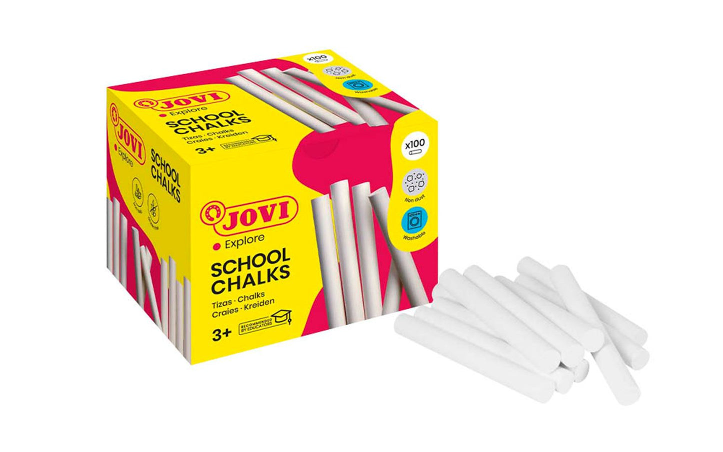JOVI School Chalks Kreide 100 St.