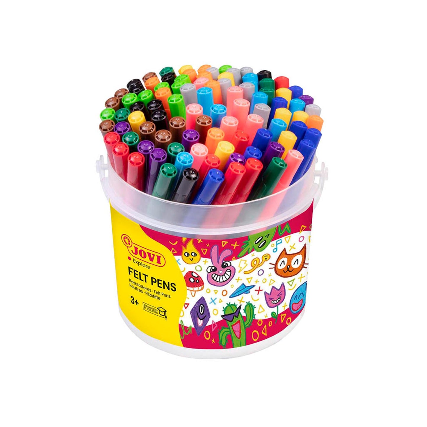 JOVI Filzstifte farbsortiert | 1696 | 1 Pack = 96 St.