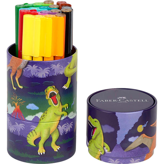 FABER-CASTELL Connector Filzstifte farbsortiert | 155546 | 1 Pack = 20 St.