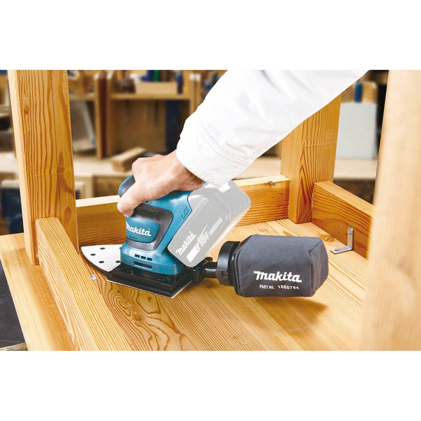makita Akku-Schwingschleifer 18,0 V, ohne Akku | DBO480Z