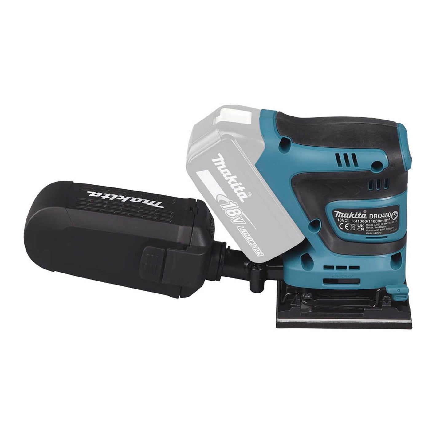 makita Akku-Schwingschleifer 18,0 V, ohne Akku | DBO480Z
