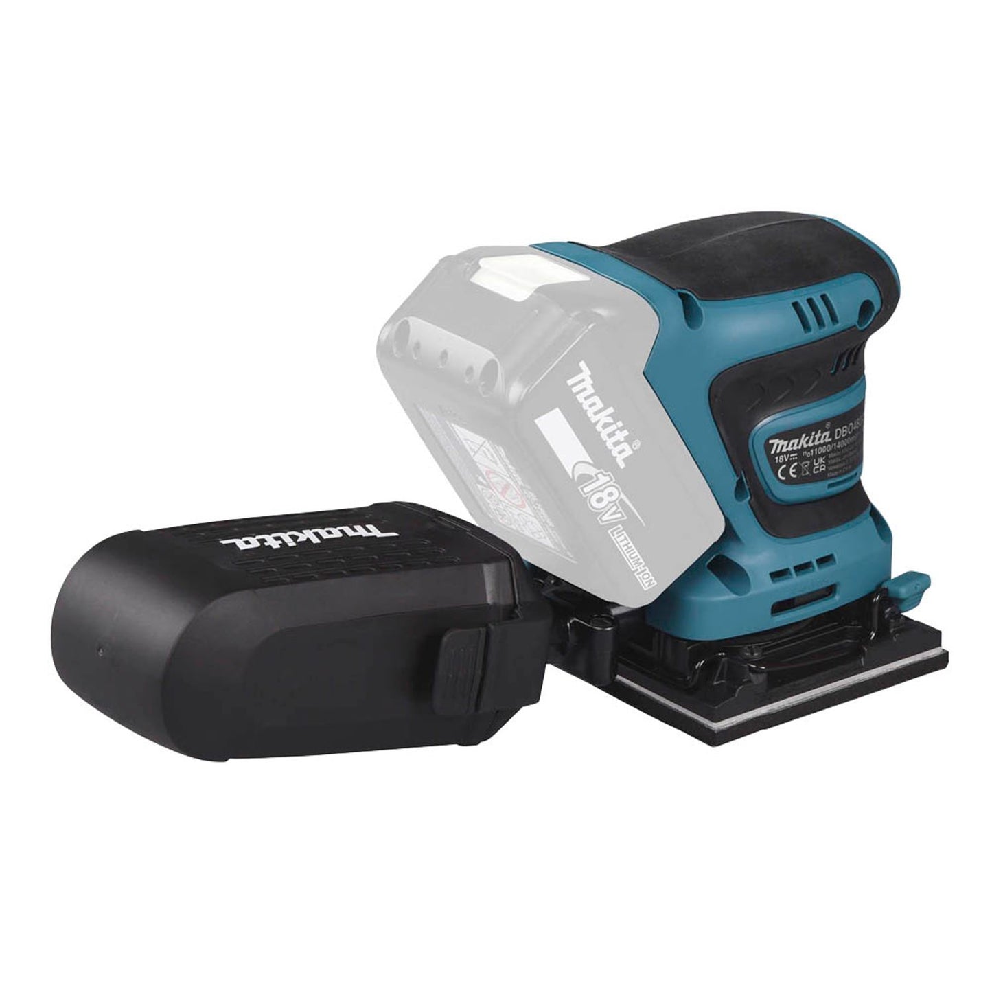 makita Akku-Schwingschleifer 18,0 V, ohne Akku | DBO480Z