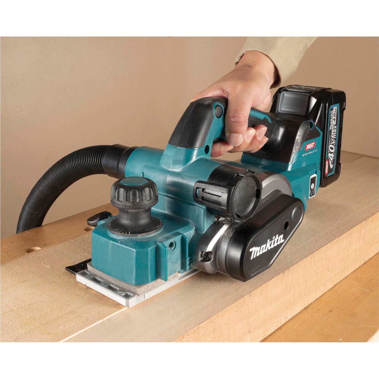 makita Akku-Hobel 40,0 V max., ohne Akku | KP001GZ