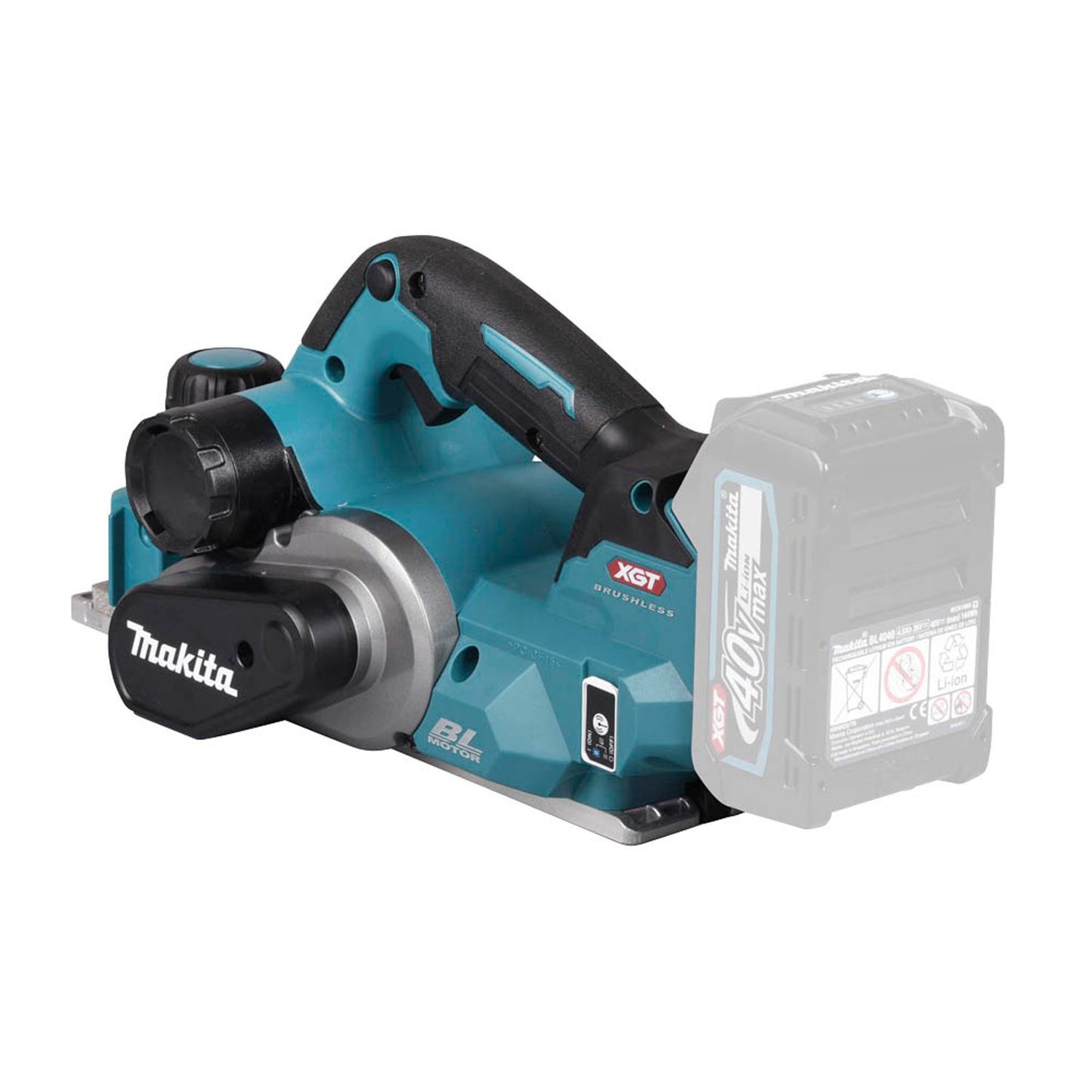 makita Akku-Hobel 40,0 V max., ohne Akku | KP001GZ