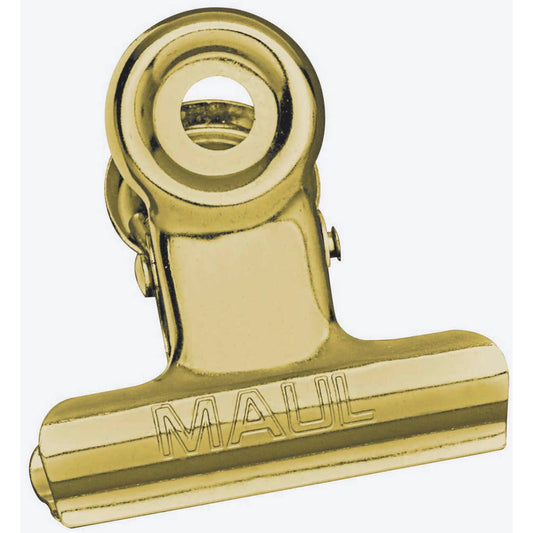 MAUL Foldbackklammern gold 3,0 cm | 2173092 | 1 Pack = 10 St.