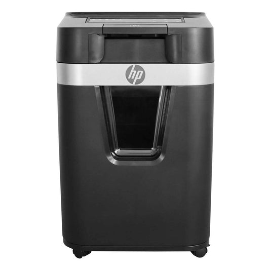 HP Pro Shredder Auto 200MC Aktenvernichter mit Partikelschnitt P-5, 2 x 12 mm, bis , schwarz | 2821
