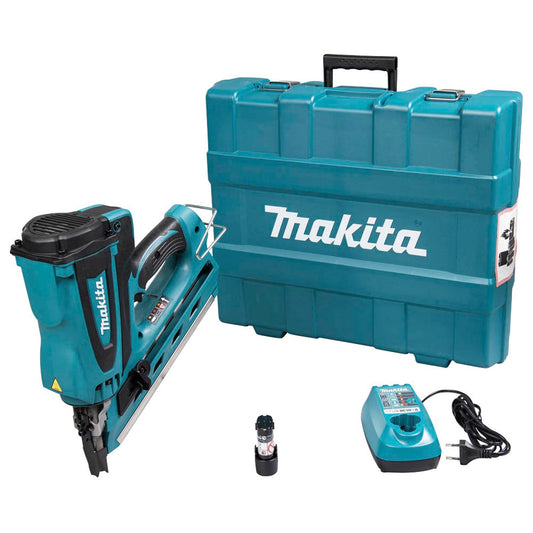 makita Gas-Nagler 7,2 V, mit 2 Akkus | GN900SE