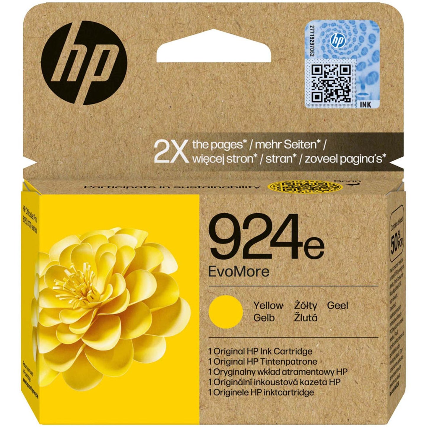 HP 924e () gelb Druckerpatrone | 4K0U9NE
