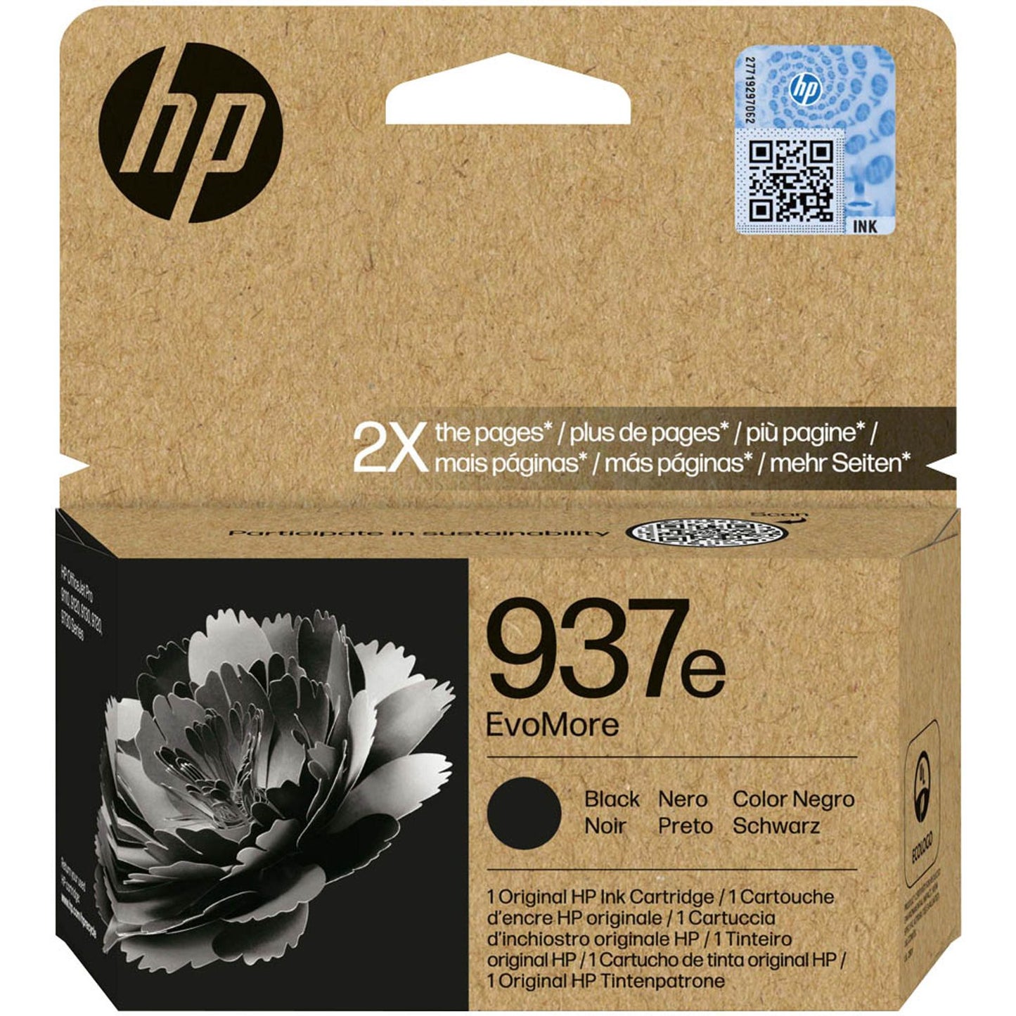 HP 937e () schwarz Druckerpatrone | 4S6W9NE