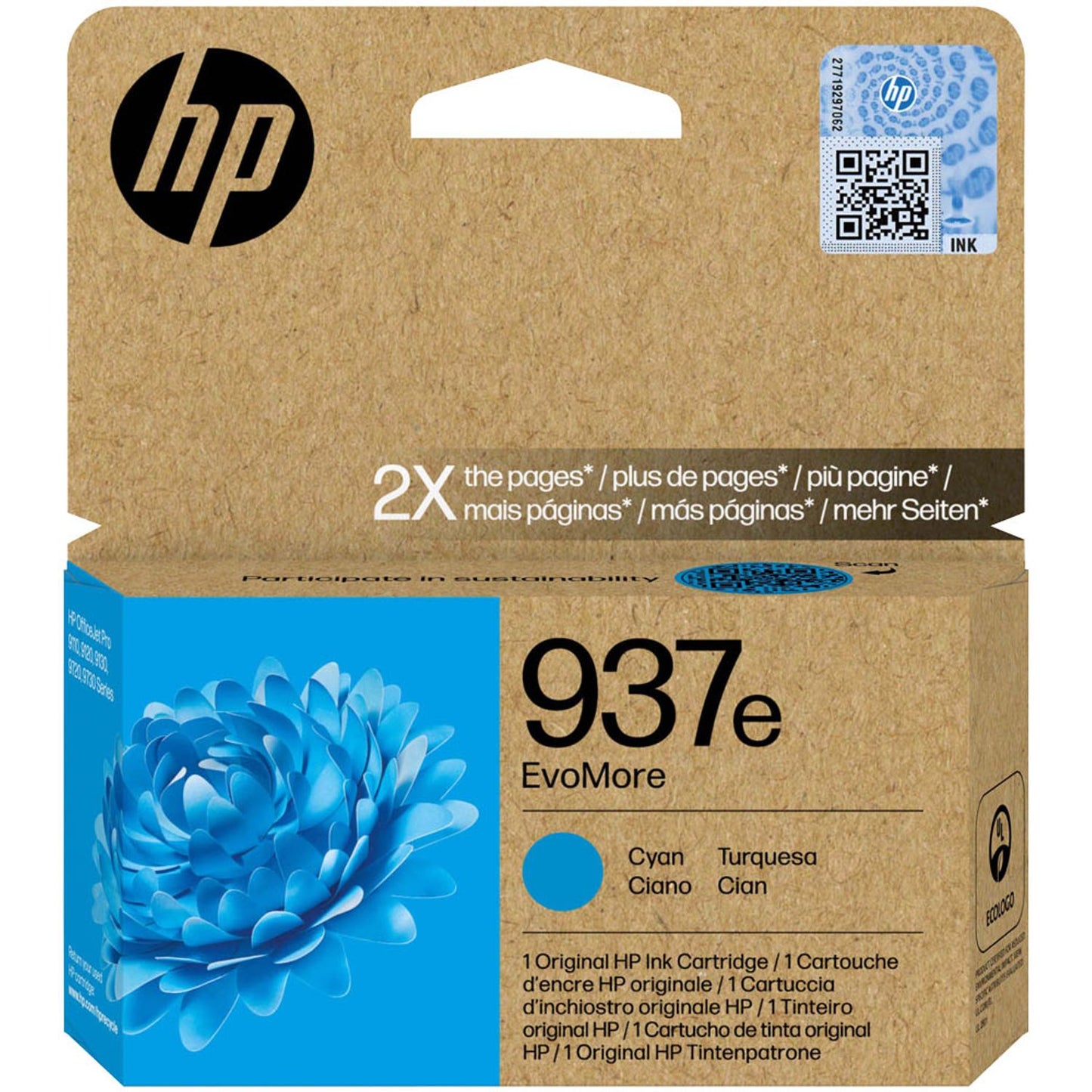 HP 937e () cyan Druckerpatrone | 4S6W6NE