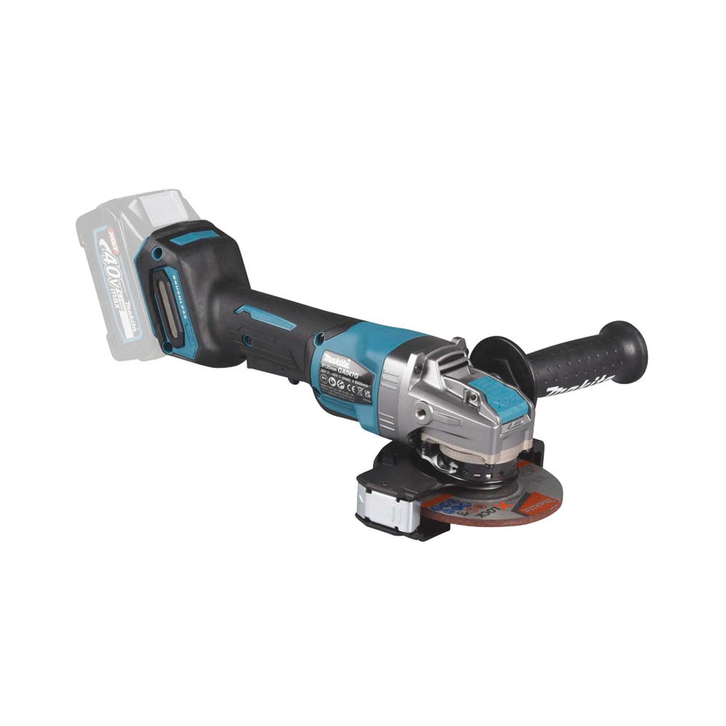 makita Akku-Winkelschleifer 40,0 V max., ohne Akku | GA047GZ