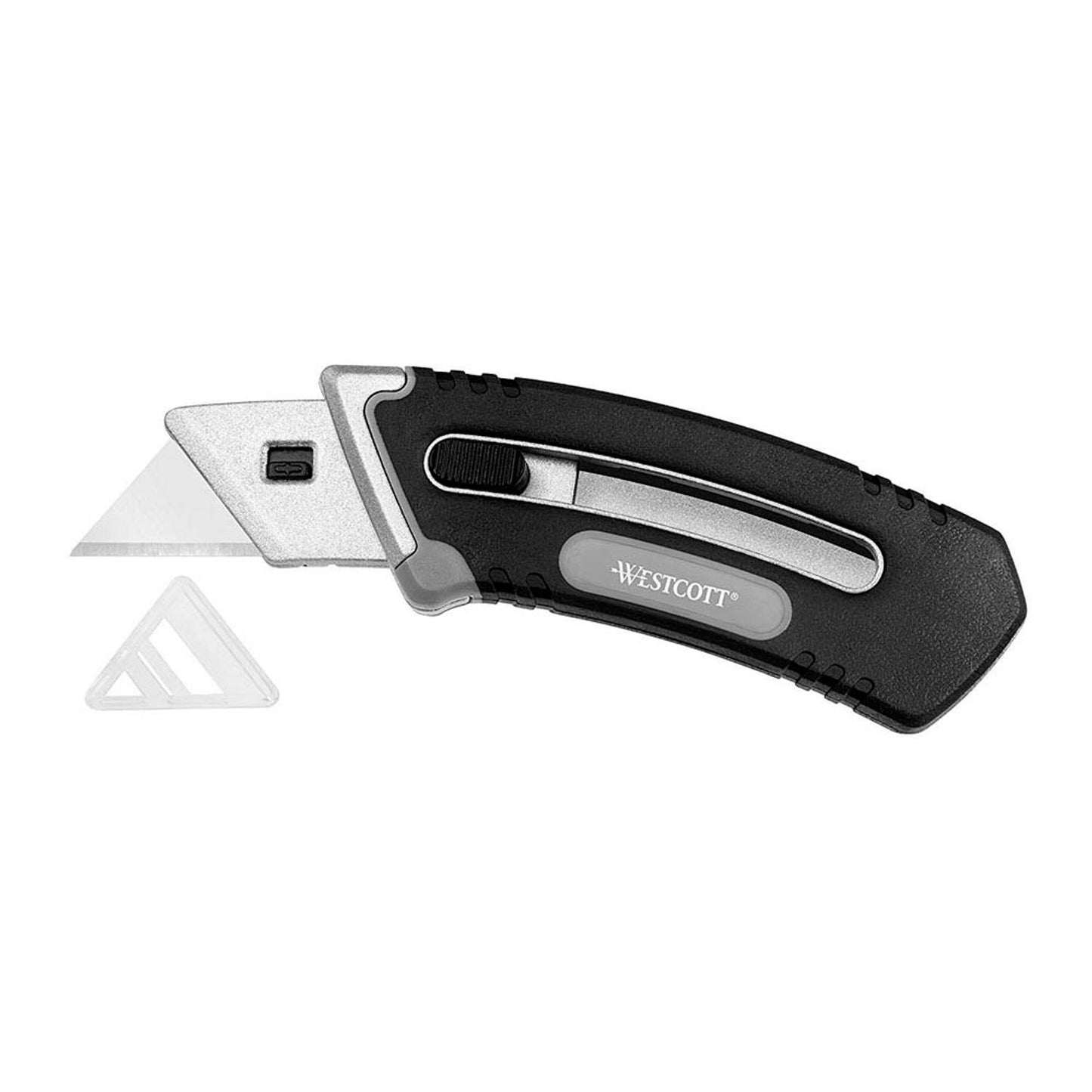 WESTCOTT Collapsible Utility Knife Cuttermesser schwarz 18 mm | E-84029 00