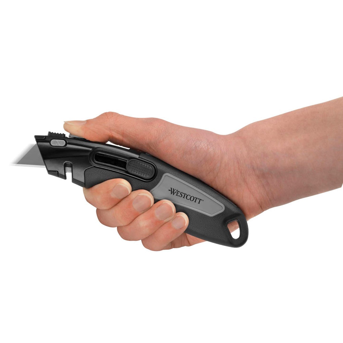 WESTCOTT Zinc Alloy Cuttermesser schwarz 18 mm | E-84032 00