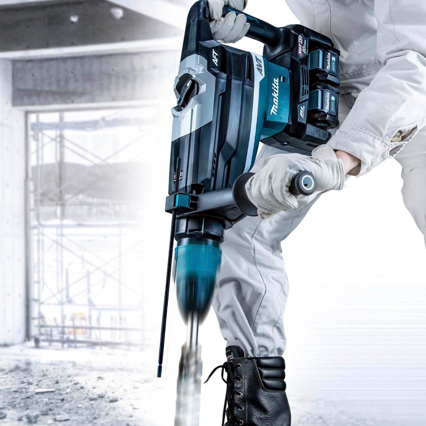 makita Akku-Kombihammer 2x 40,0 V, ohne Akku | HR006GZ
