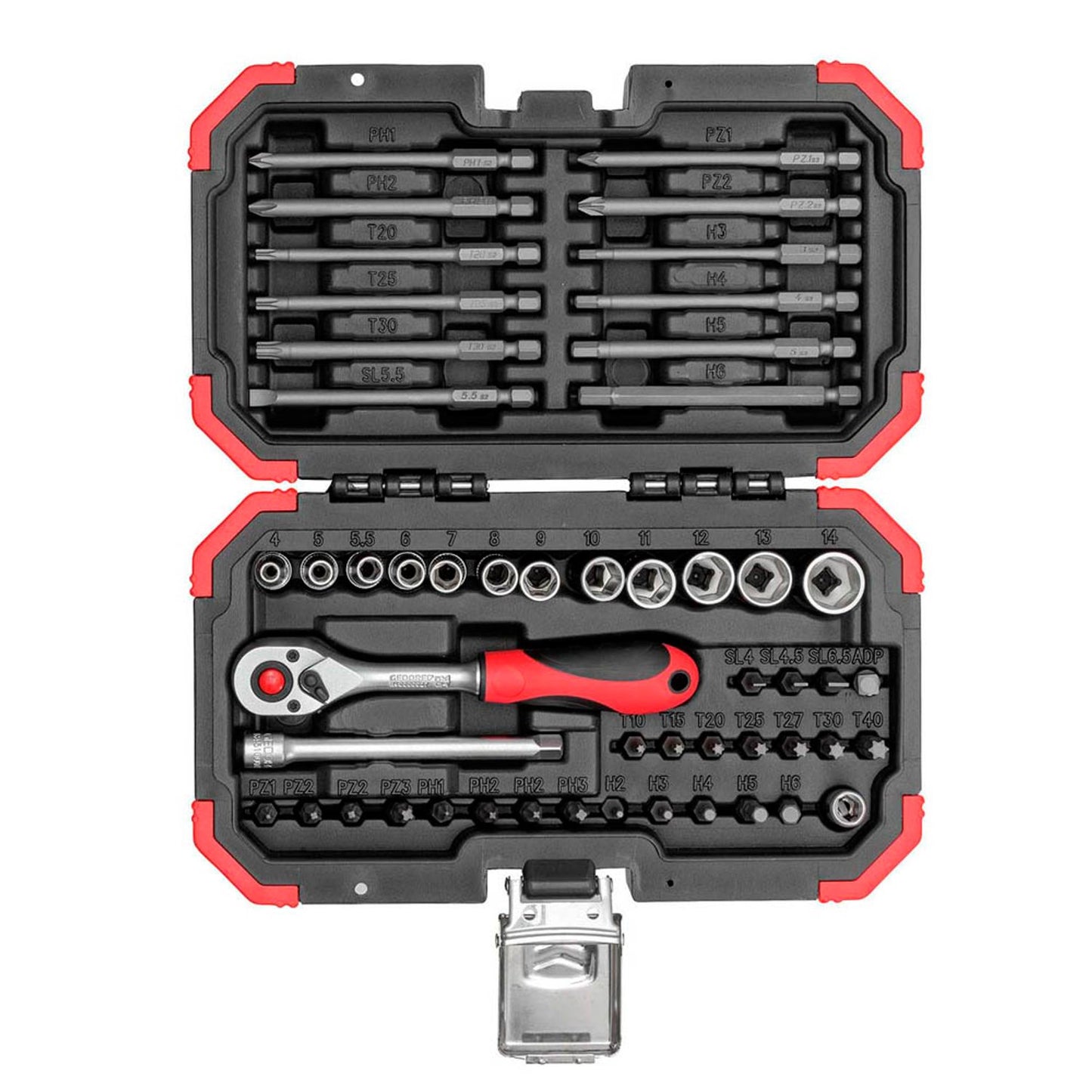 GEDOREred R33003051 Bit-Set, 51-teilig | 3301350