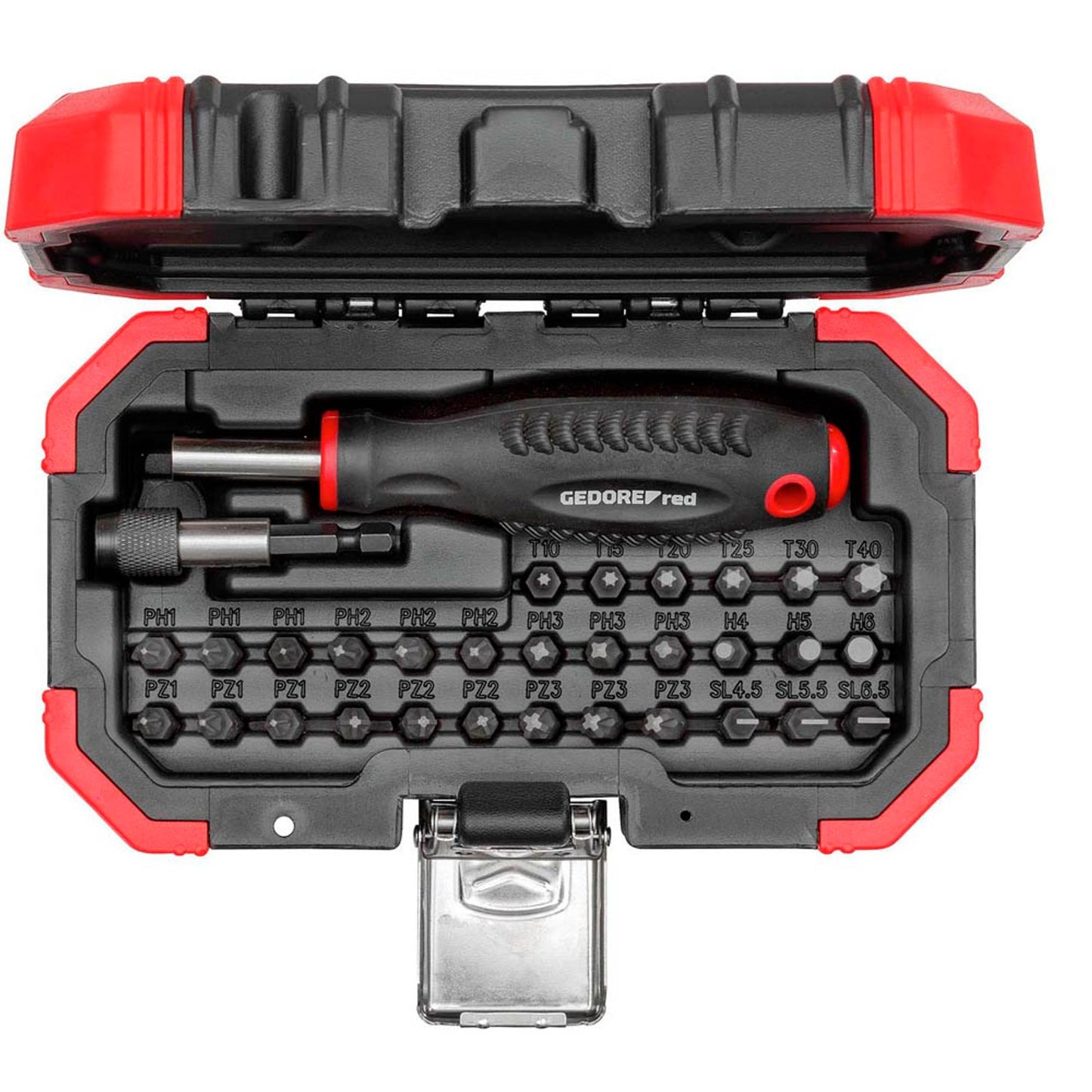 GEDOREred R33003032 Bit-Set, 32-teilig | 3301348
