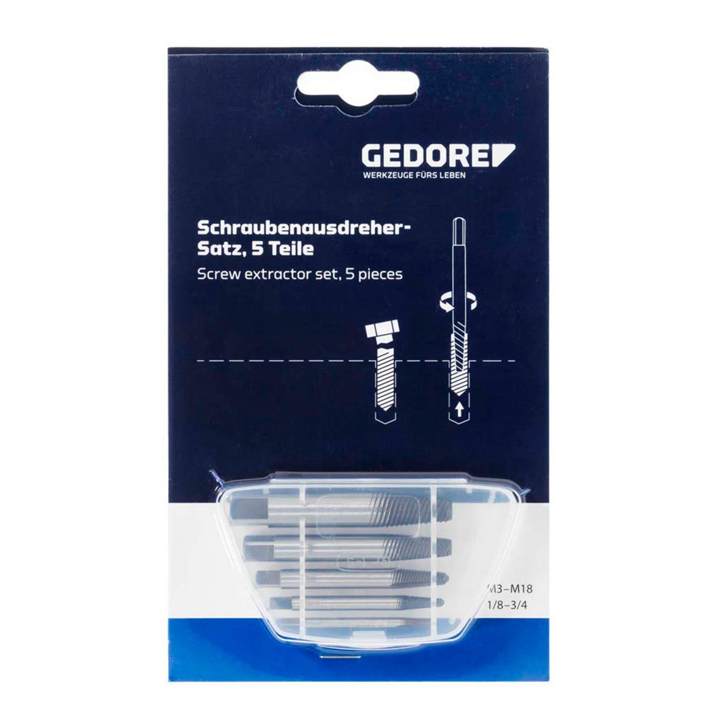 GEDORE Schraubenausdreher-Set 5-teilig | 2659336