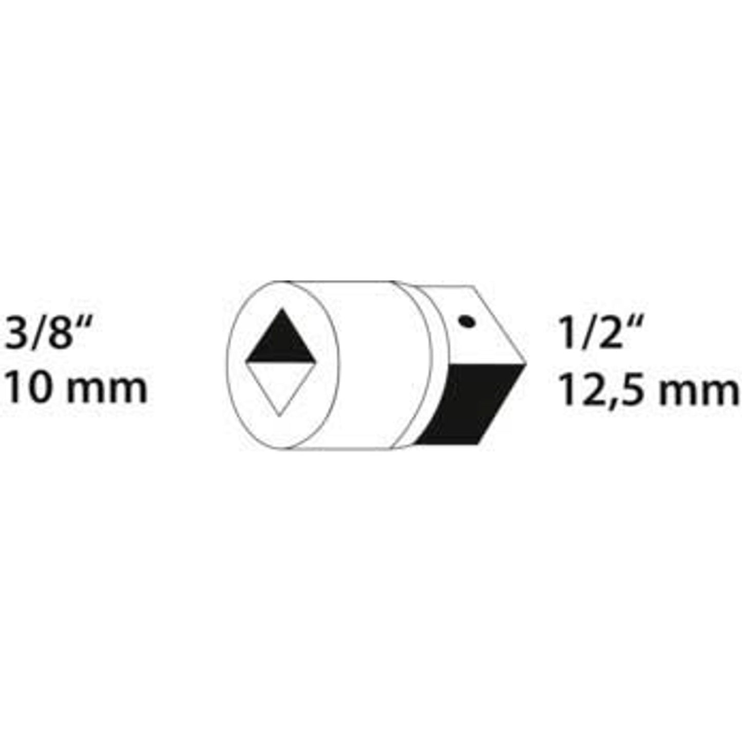 GEDORE Steckschlüsseleinsatz Größe: 3/8" auf 1/2" Zoll | 6236010