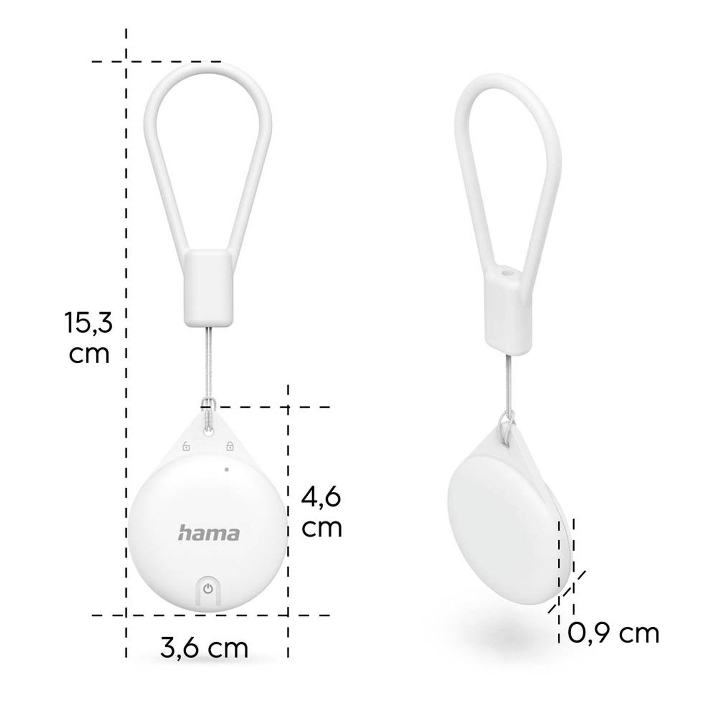 hama Item Finder 4er-Pack Bluetooth-Tracker | 185816 | 1 Pack = 4 St.