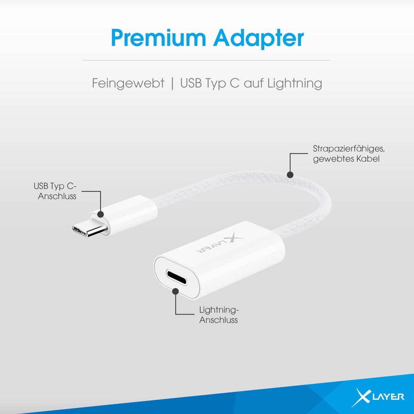 XLAYER USB C/Lightning Adapter | 220330