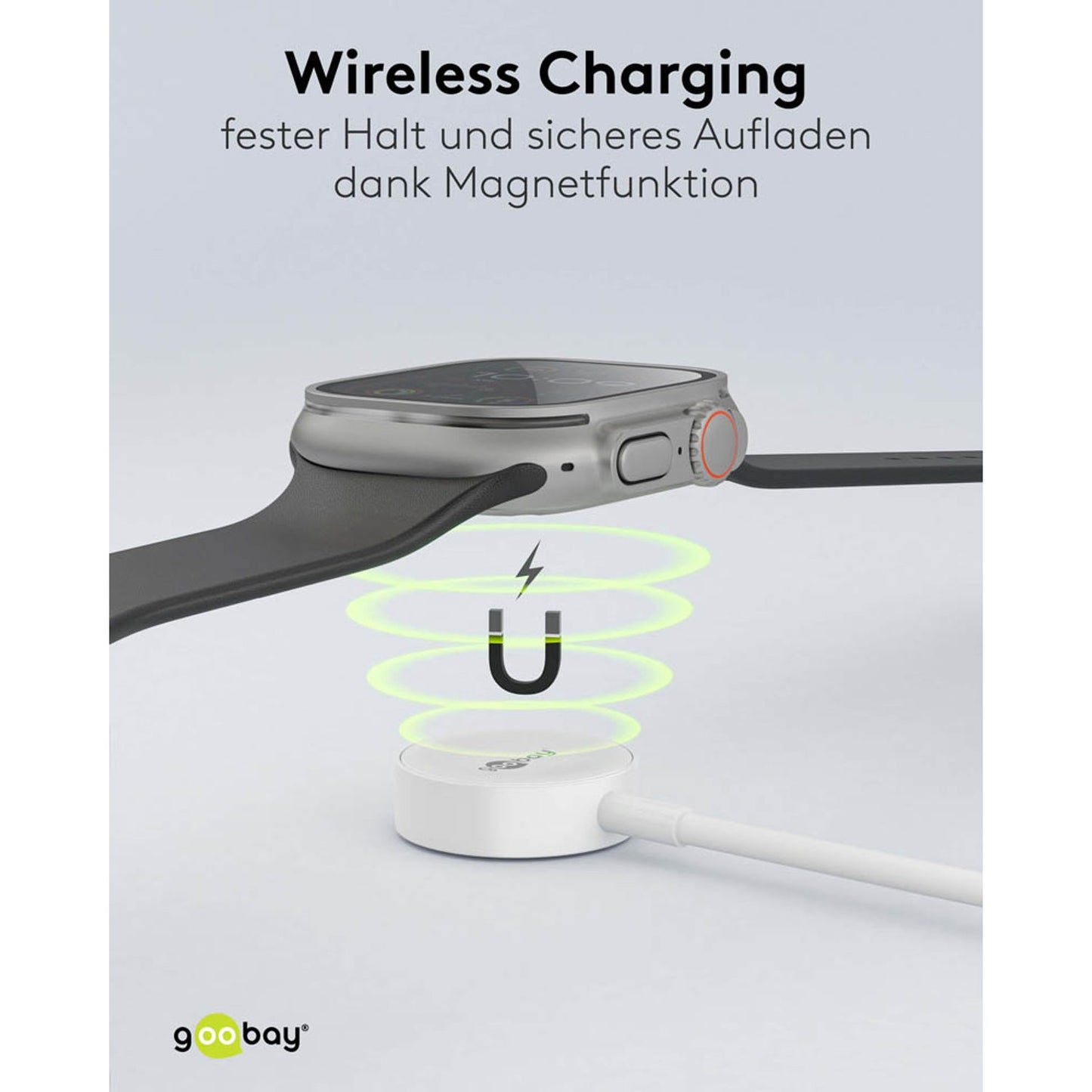 goobay Induktive Ladestation weiß, 2,5 Watt | 65343