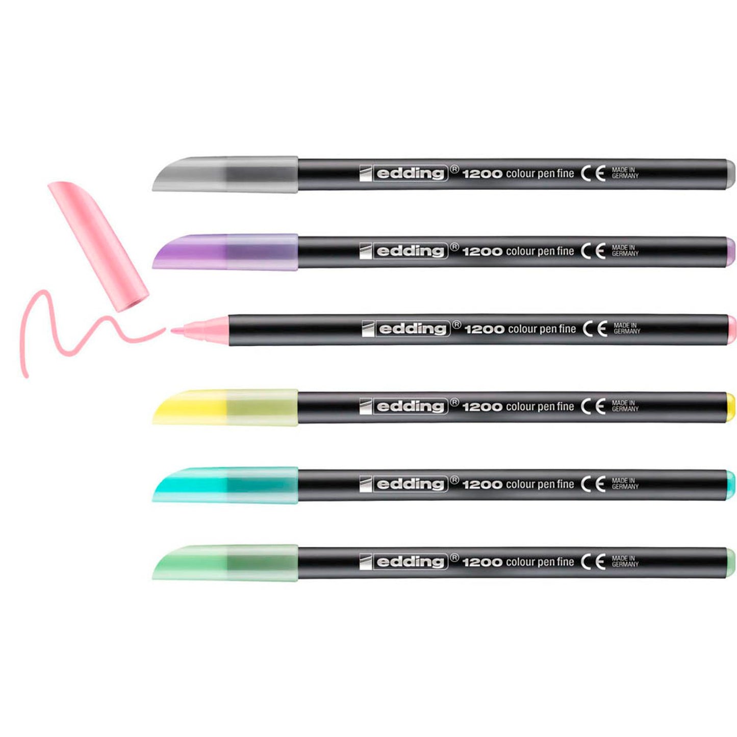 edding + 1 GRATIS: 1200 Filzstifte farbsortiert, . + GRATIS | 4-1200-6-S999 | 1 Pack = 5 St.
