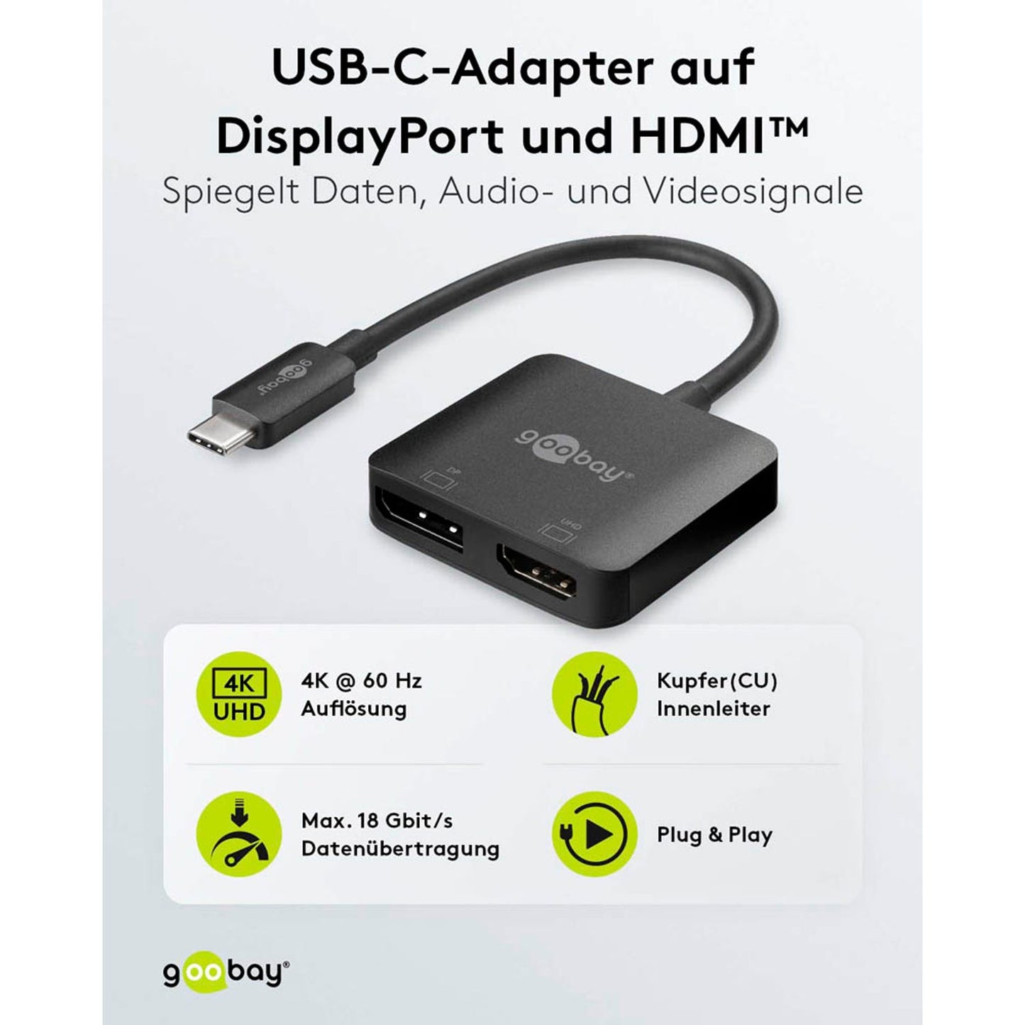 goobay USB C Multiport Adapter | 60172