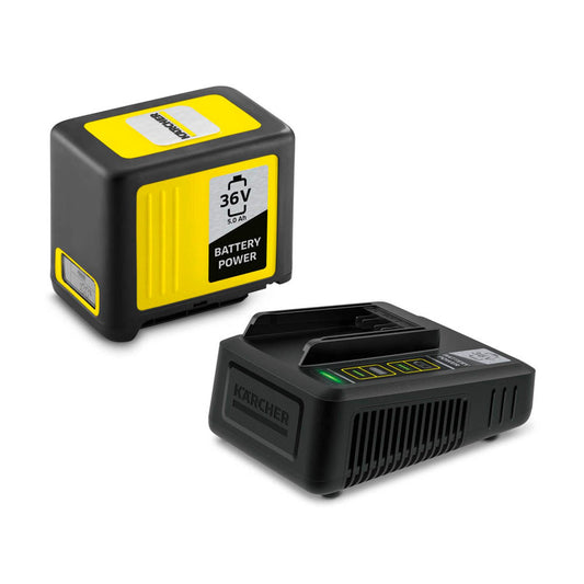 KÄRCHER Werkzeugakku mit Schnellladegerät STARTER KIT BATTERY POWER 36/50 Lithium-Ionen 5,0 Ah | 24450650