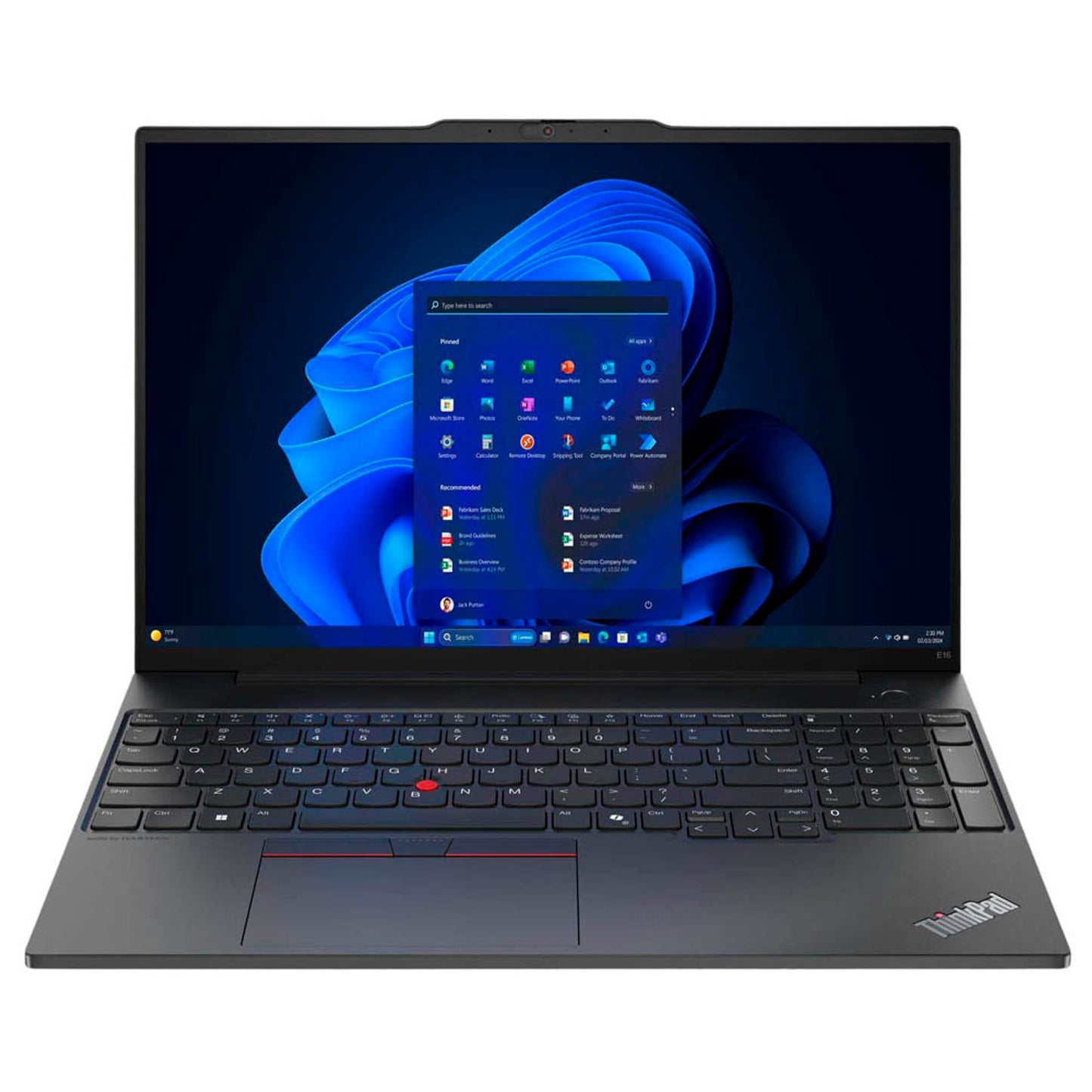 Lenovo ThinkPad E16 Gen 2 Notebook 40,6 cm (16,0 Zoll), 32 GB RAM, 1 TB SSD, Intel® Core™ Ultra 5 125U | 21MA000RGE