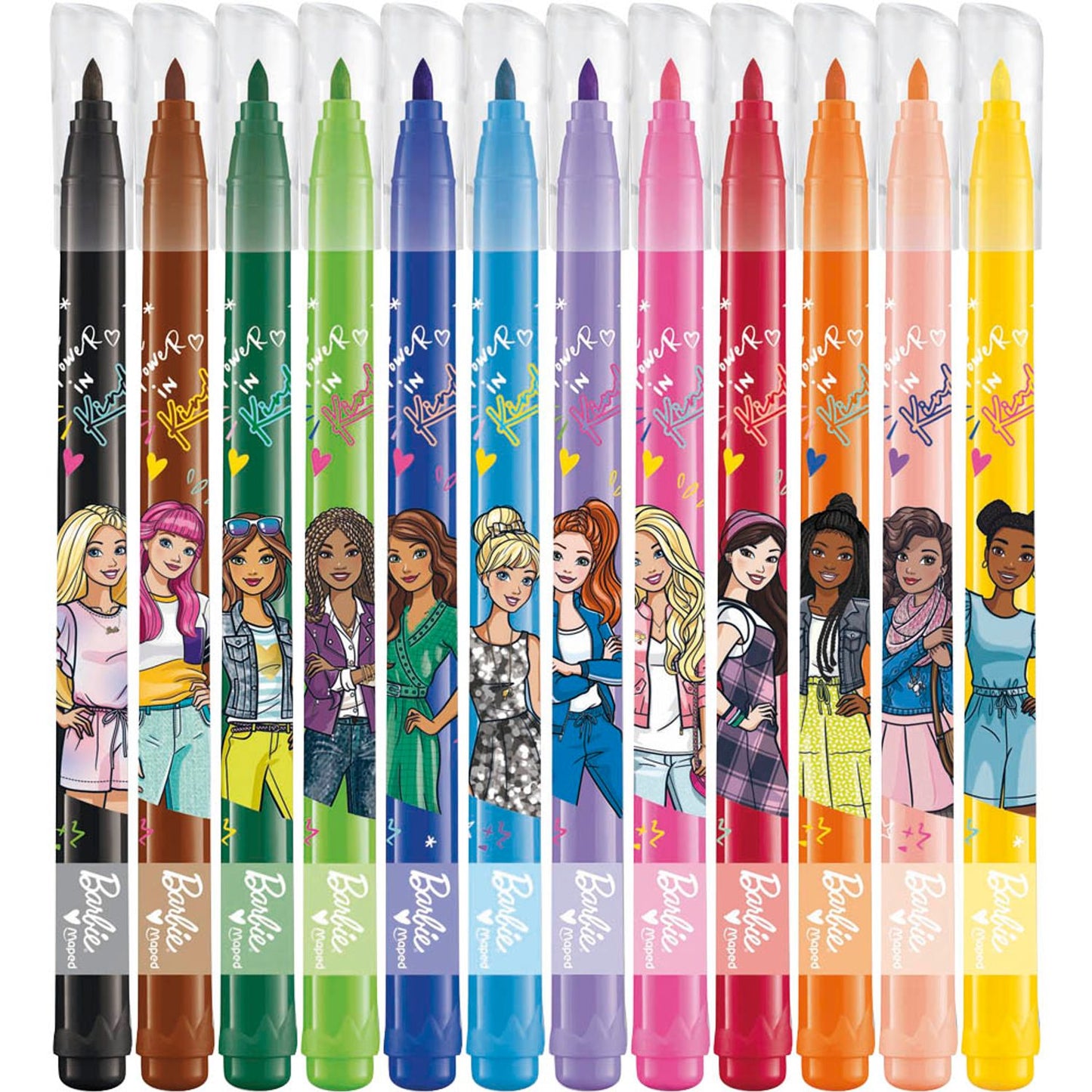 maped Barbie Filzstifte farbsortiert | 845418 | 1 Pack = 12 St.