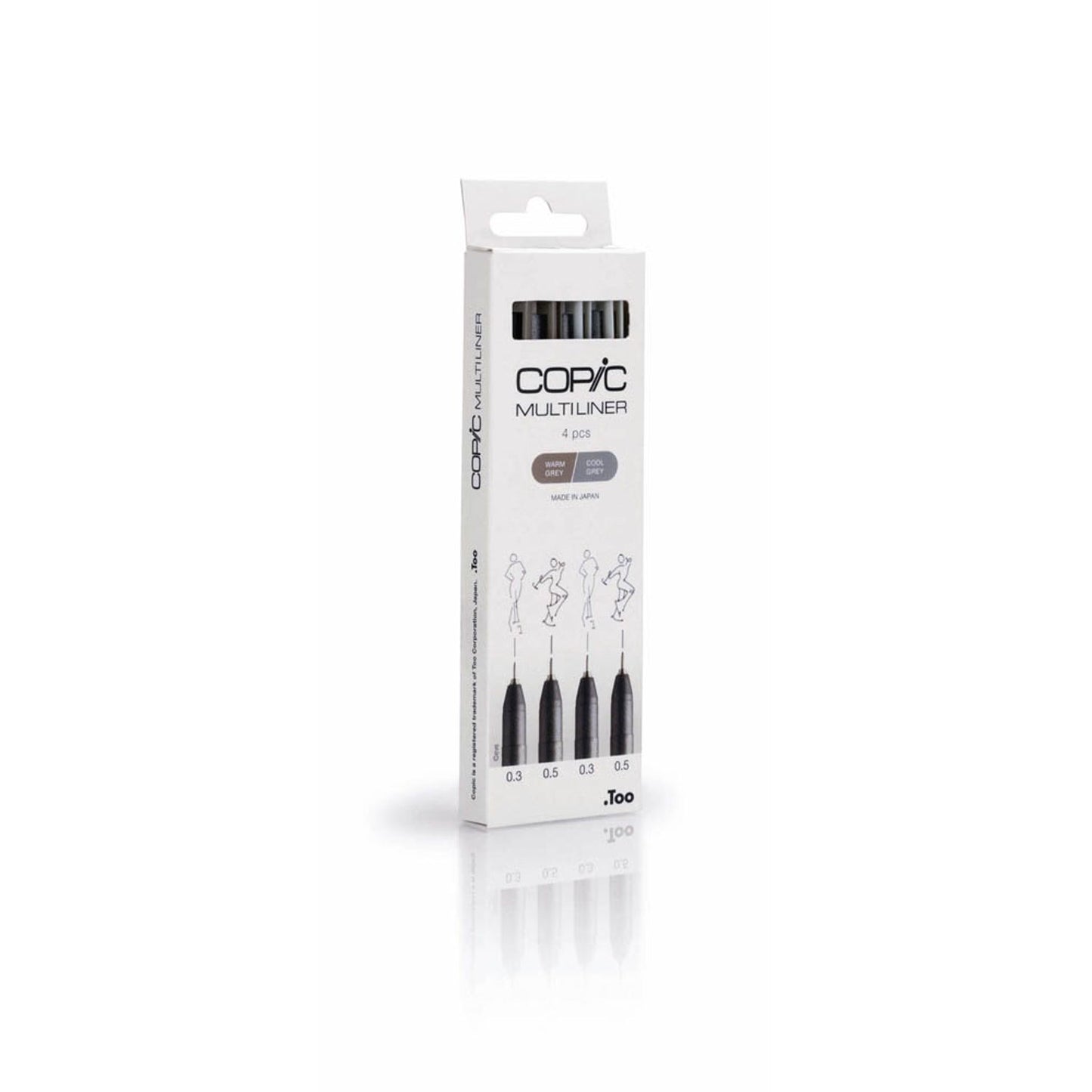 COPIC® Multiliner Fineliner farbsortiert 0.3 + 0.5 mm | 22075634 | 1 Pack = 4 St.