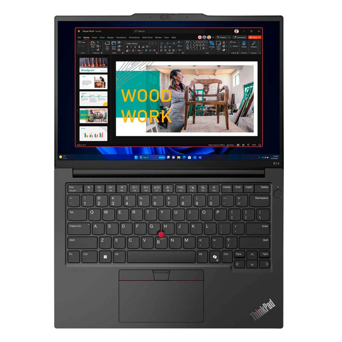 Lenovo ThinkPad E14 Gen 6 Notebook 35,6 cm (14,0 Zoll), 32 GB RAM, 1 TB SSD, Intel® Core™ Ultra 5 125U | 21M7000QGE