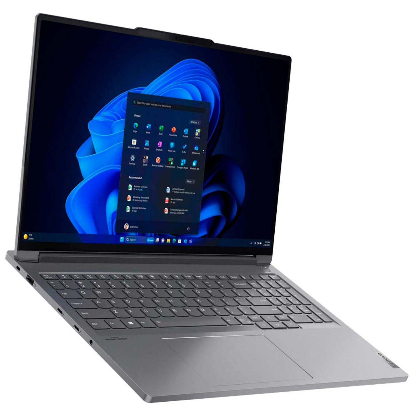 Lenovo ThinkBook 16p G5 IRX Notebook 40,6 cm (16,0 Zoll), 32 GB RAM, 1 TB SSD, Intel® Core™ i9-14900HX | 21N50011GE