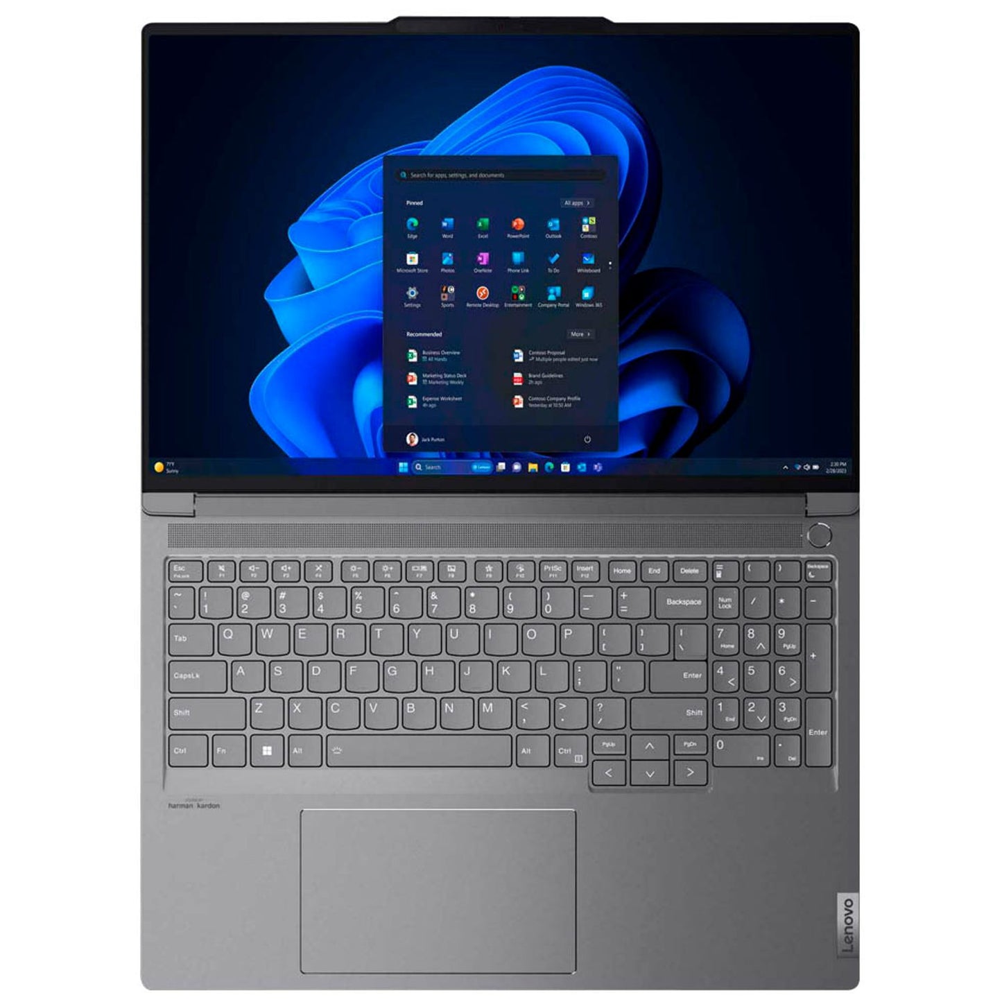 Lenovo ThinkBook 16p G5 IRX Notebook 40,6 cm (16,0 Zoll), 32 GB RAM, 1 TB SSD, Intel® Core™ i9-14900HX | 21N50011GE