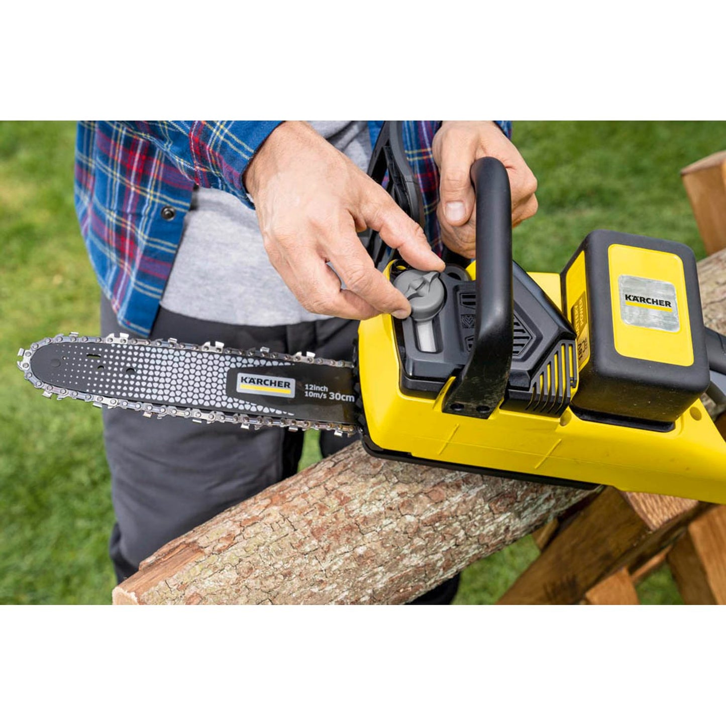 KÄRCHER CNS 18-30 BATTERY Akku-Kettensäge, ohne Akku | 14440010