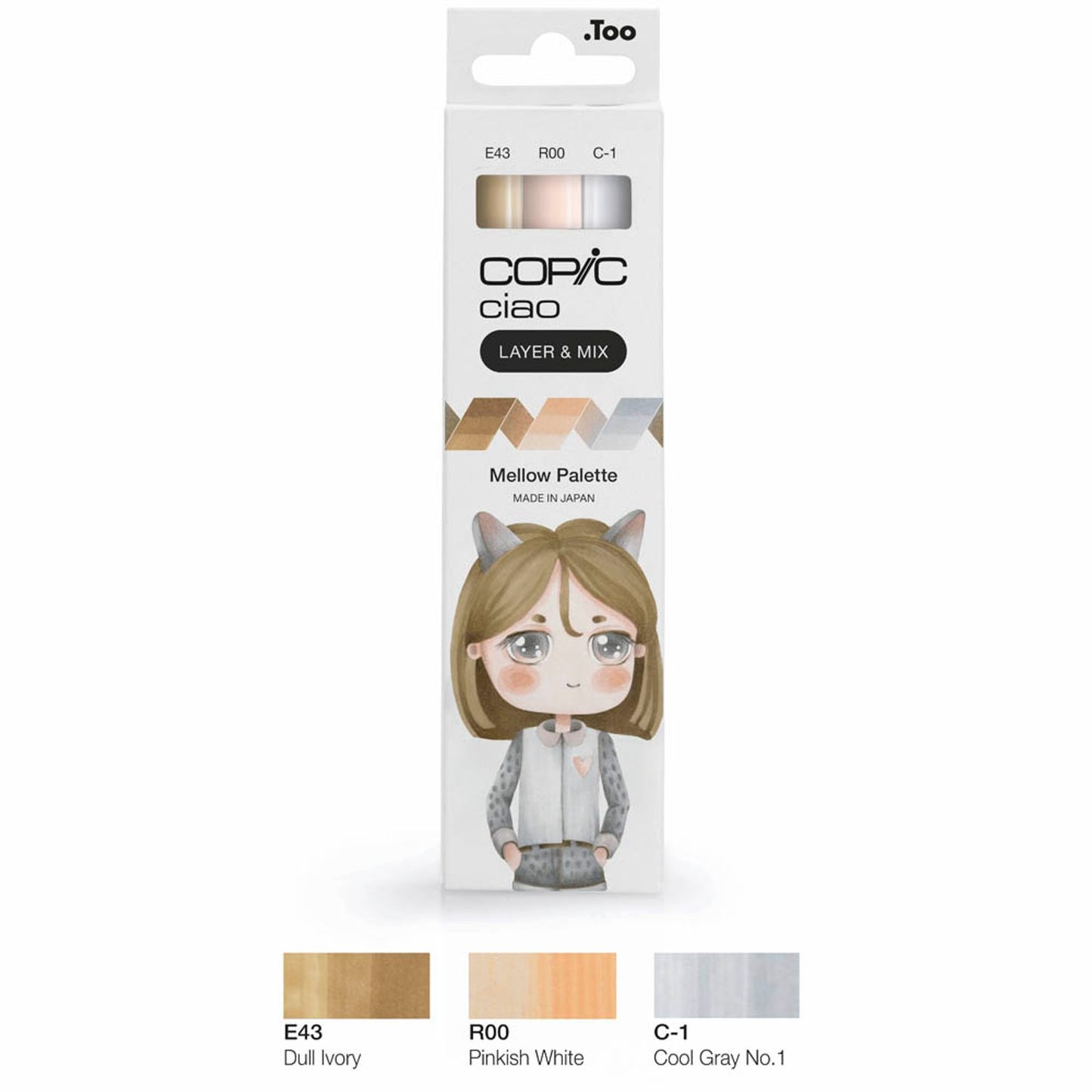 COPIC® Ciao Palette Layoutmarker-Set farbsortiert 1,0 + 6,0 mm, 3 St.