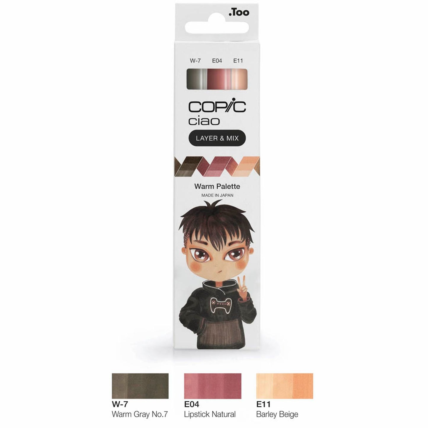 COPIC® Ciao Palette Layoutmarker-Set farbsortiert 1,0 + 6,0 mm, 3 St.